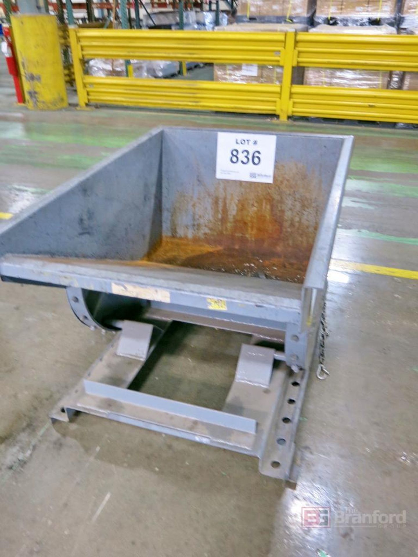 Wright Model 5077 Appox. 1/2-Yard Forklift Mount Self-Dumping Hopper - Image 2 of 2