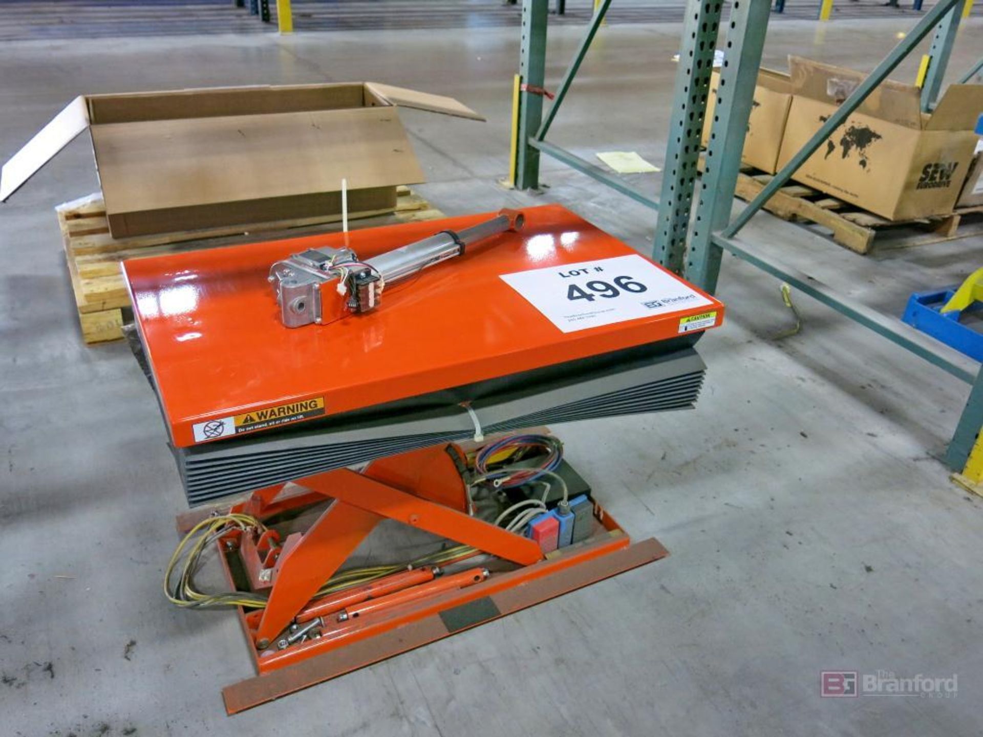 20-1/5" x 33-1/2" Mechanical Die Lift Table