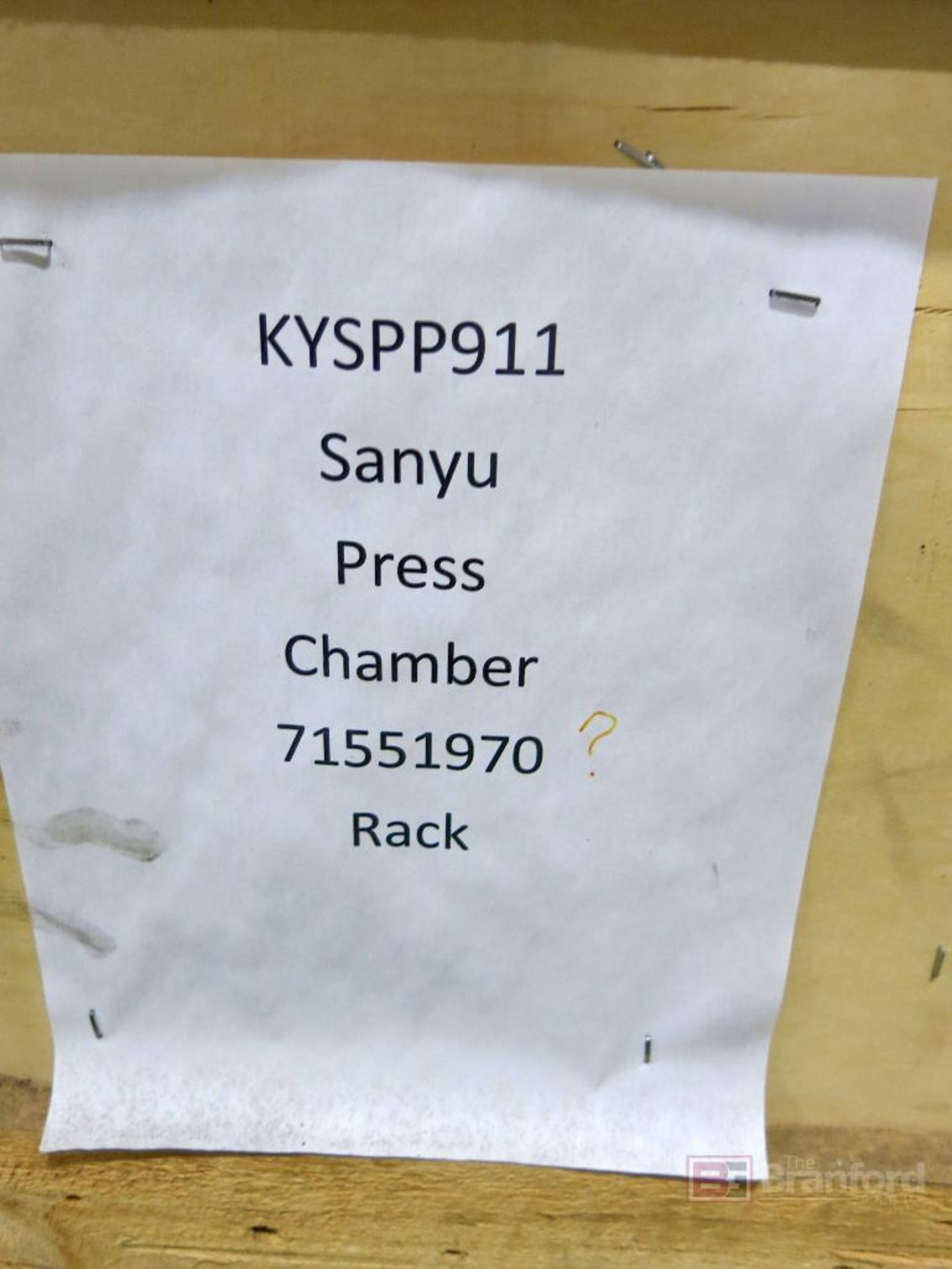Sanyu Press Chamber Rack - Image 2 of 2