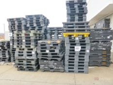Large Lot of Heavy Duty Plastic Pallets