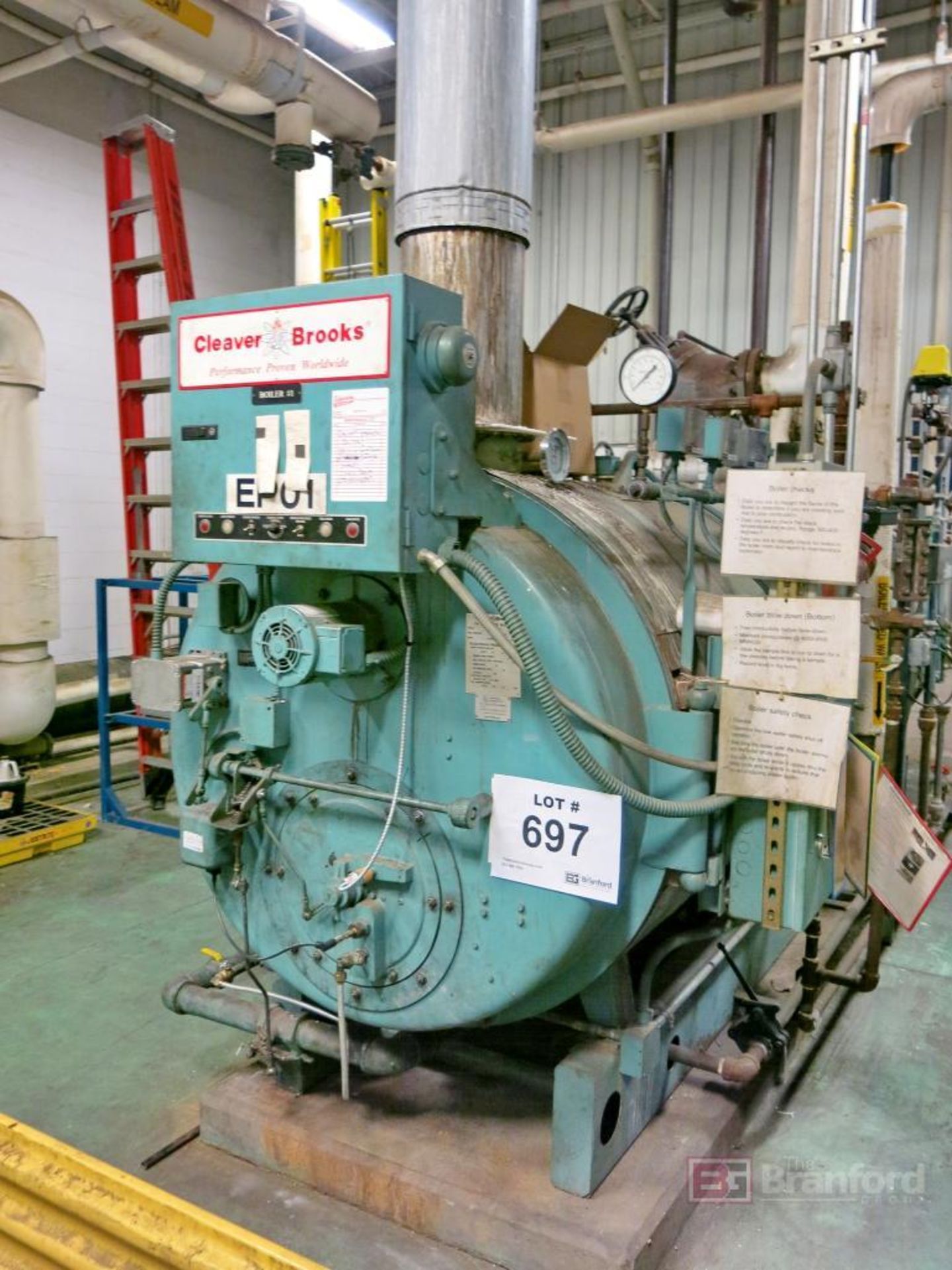 Cleaver Brooks Model CB700-100 Boiler - Image 2 of 3