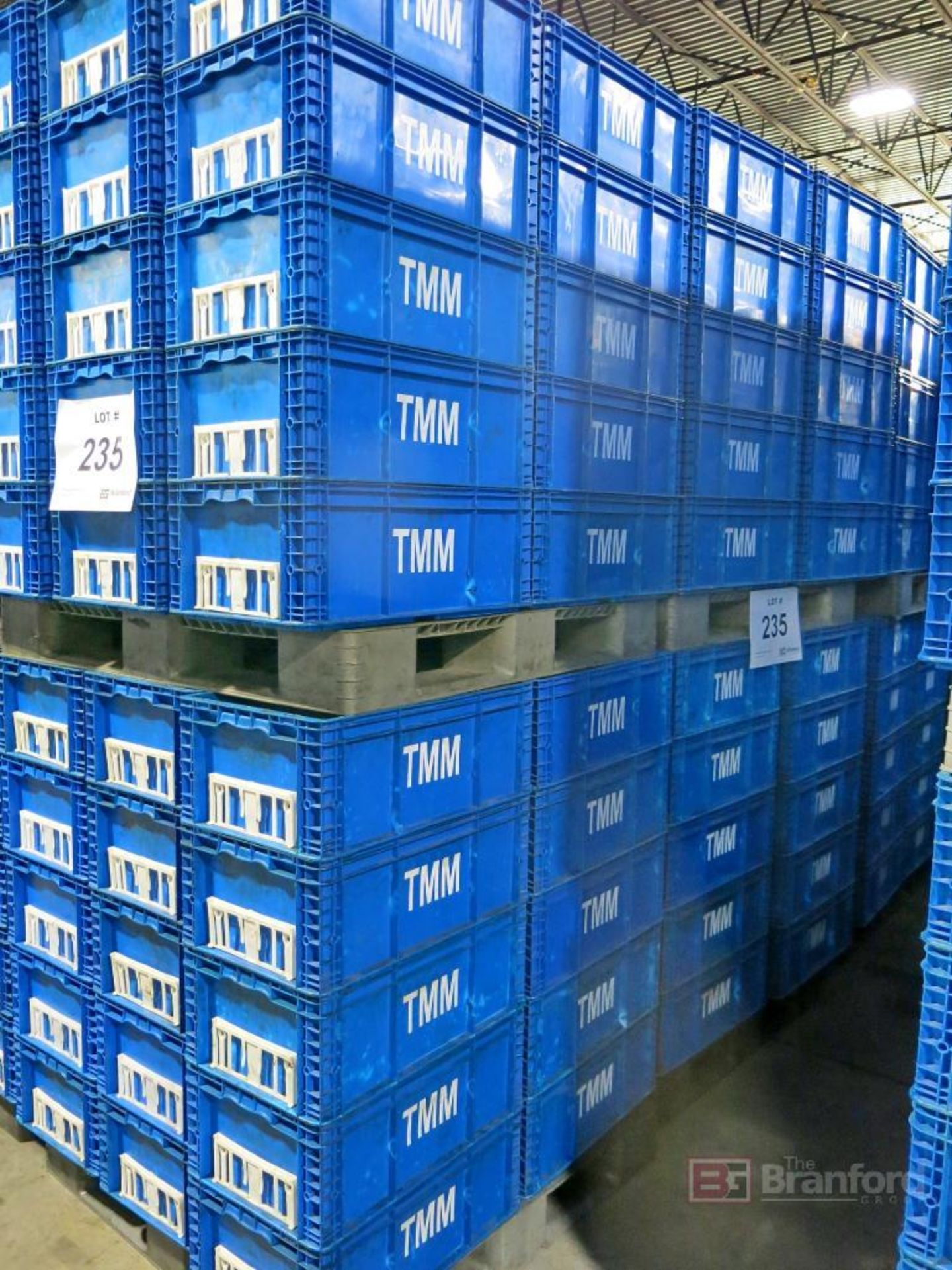 Lot of (300) Plastic Totes on (10) Pallets - Image 2 of 2
