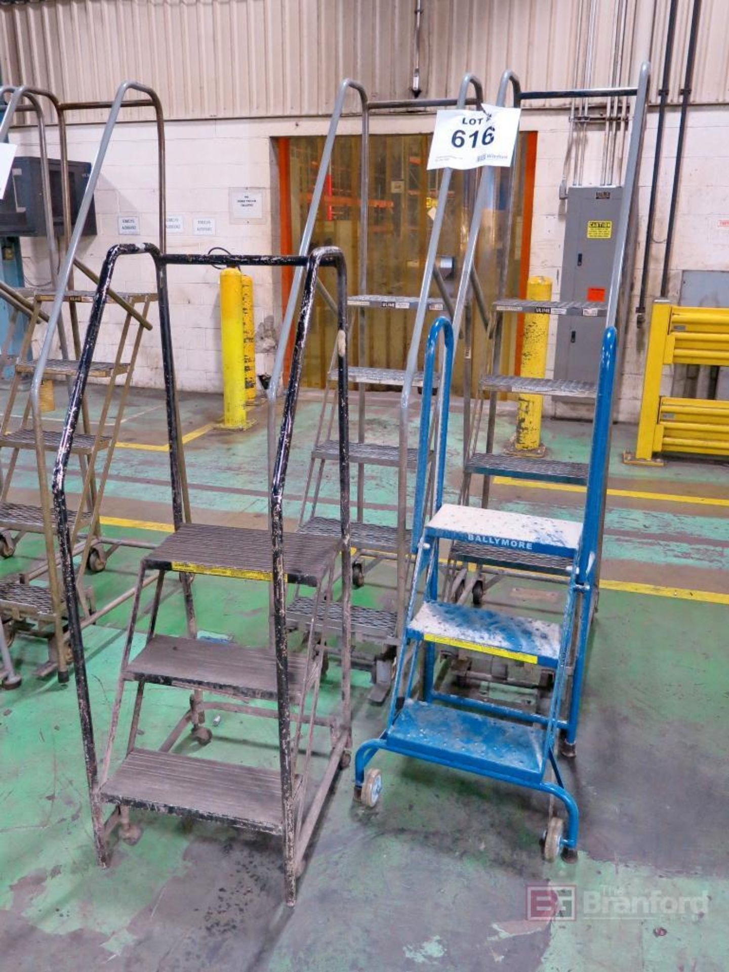Lot of Assorted Portable Aircraft Style Ladders