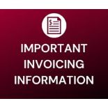 IMPORTANT INVOICING INFORMATION