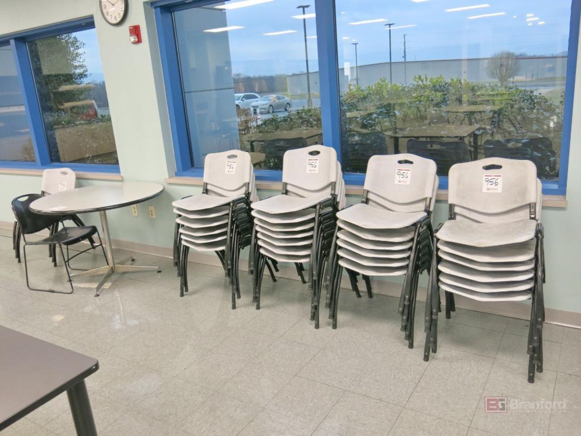 Lot of Approx. (20) Cafeteria Style Tables w/ Associated Chairs - Image 4 of 5
