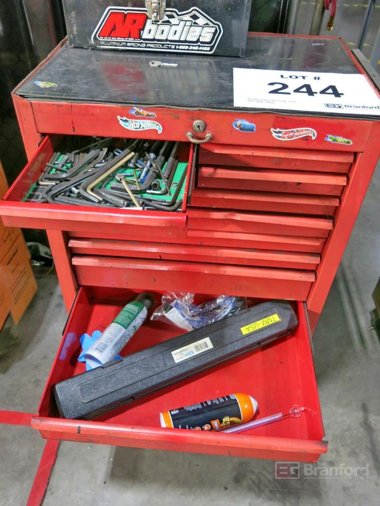 Roll About Mechanics Tool Box w/ Contents - Image 2 of 2
