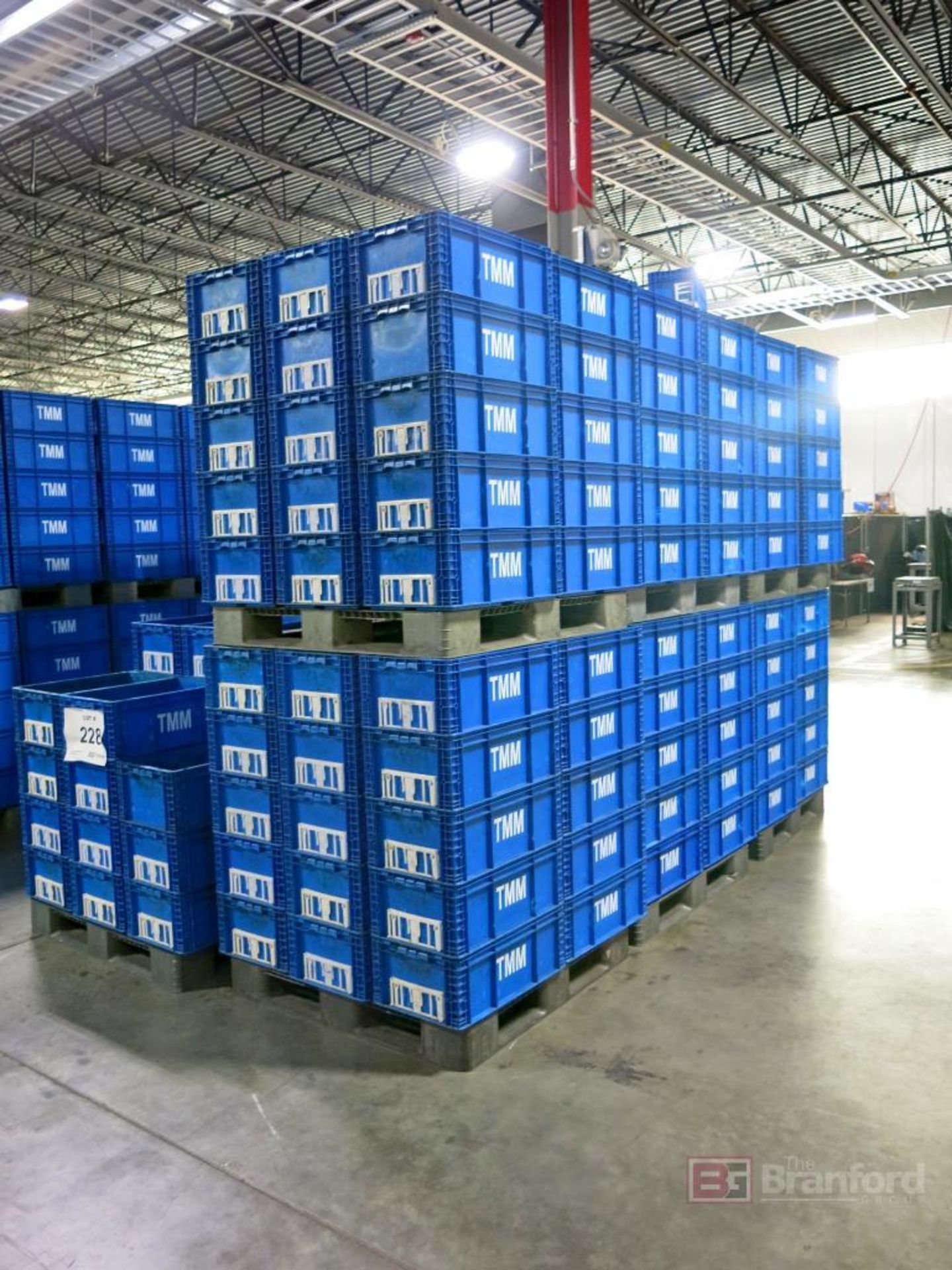 Lot of (300) Plastic Totes on (10) Pallets - Image 2 of 3
