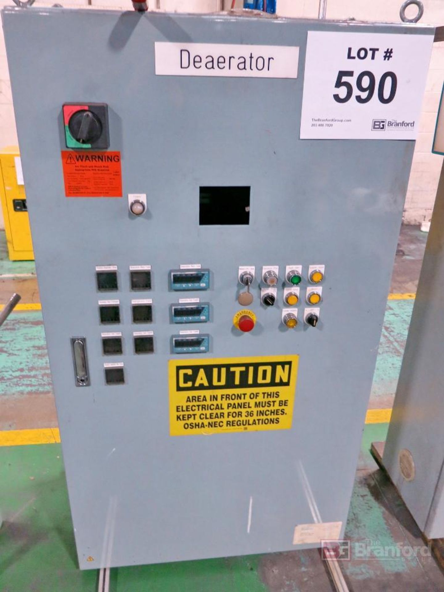 Deaerator Control Cabinet