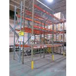 (13) Sections of Tear Drop Style Pallet Racking