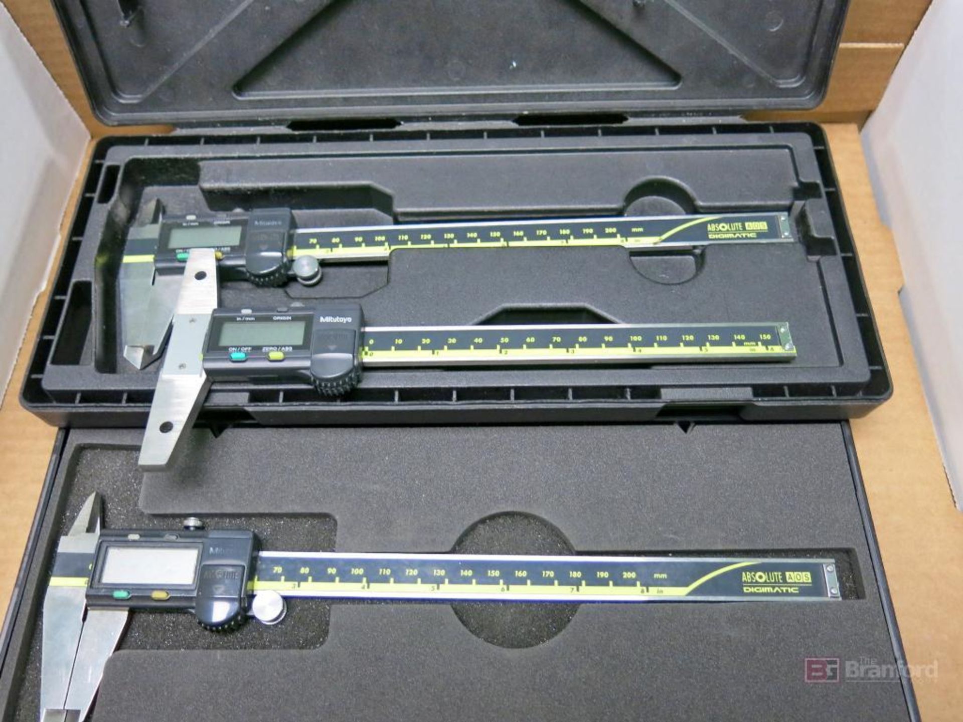 Lot of (2) Mitutoyo Absolute Digimatic 8" Calipers