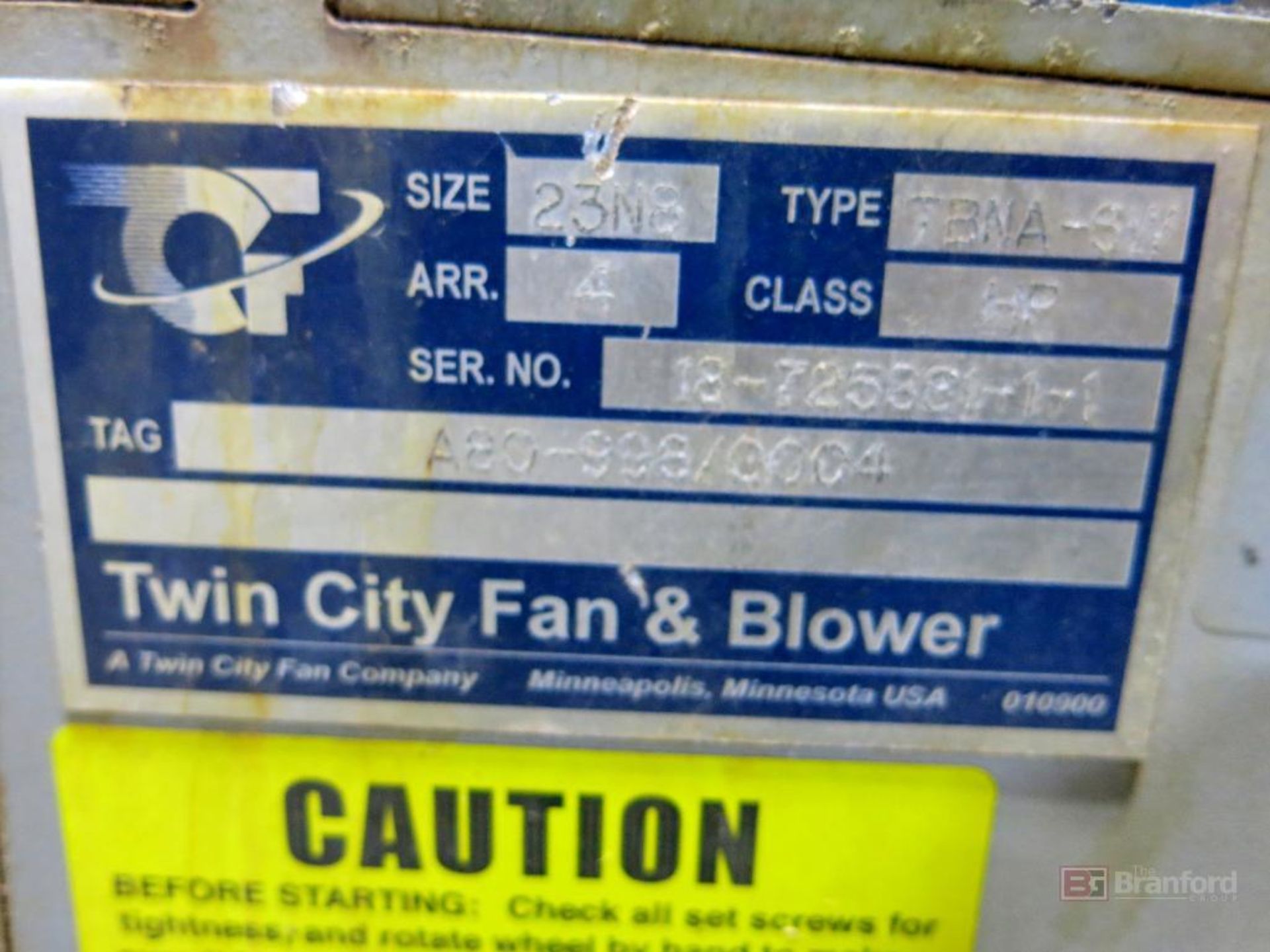 Twin City Fan Blower - Image 3 of 3