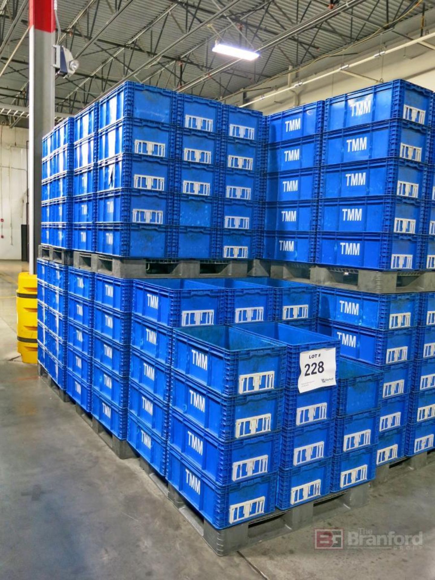 Lot of (300) Plastic Totes on (10) Pallets - Image 3 of 3