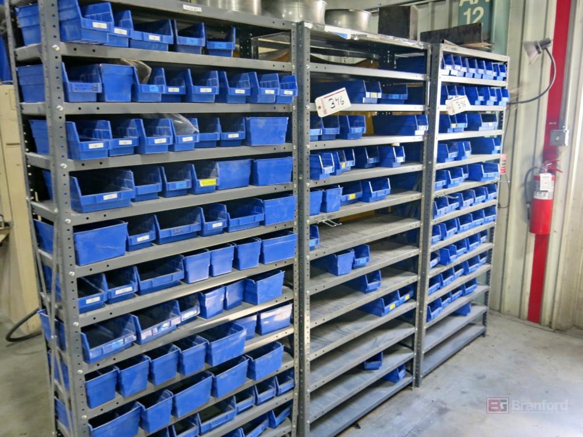 Lot of Misc Racking, Bins and Cabinet - Image 3 of 7