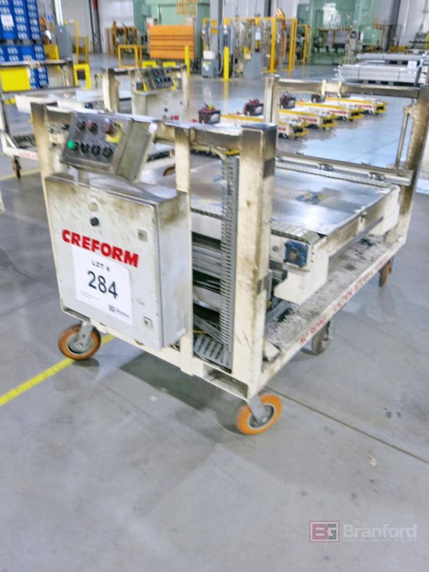 Creform Custom Made Castered Conveyored Lift Table - Image 2 of 3