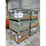 Lot of (6) Stackable Scrap Metal Bins