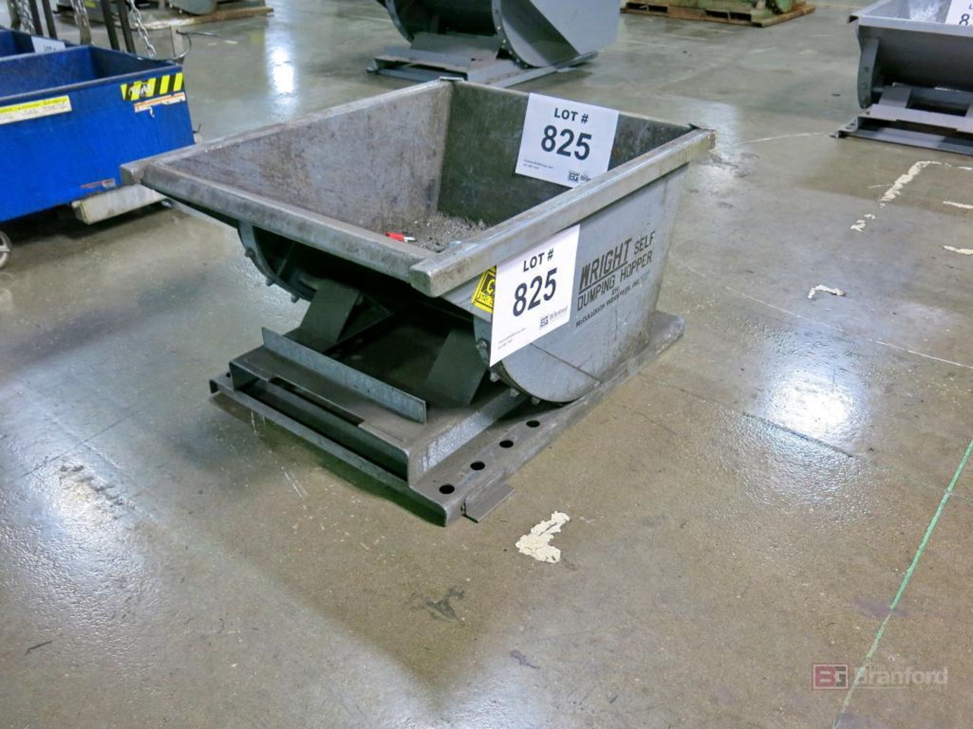 Wright Approx. 1/4-Yard Forklift Mount Self-Dumping Hopper