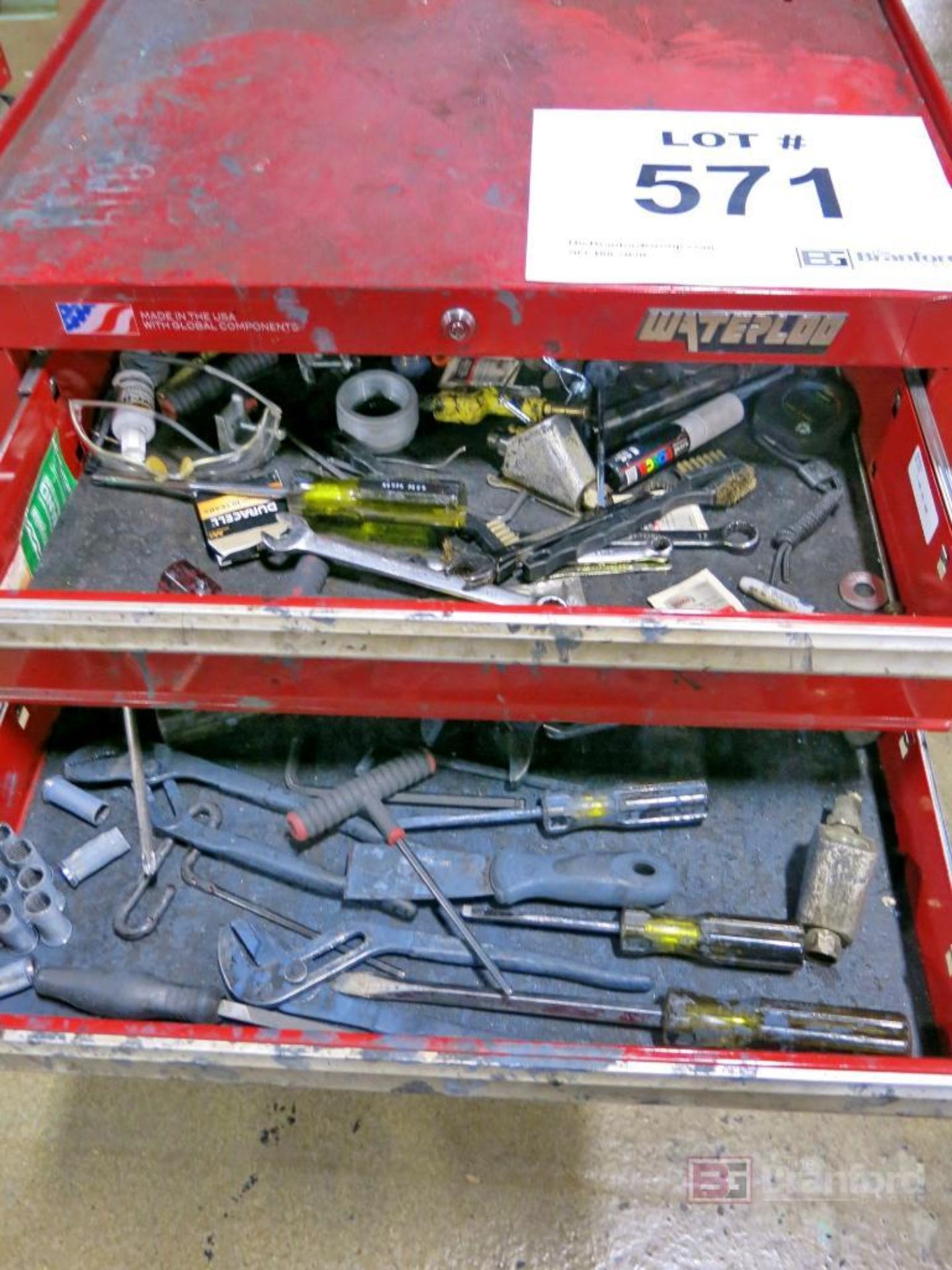 Waterloo 6-Drawer Mechanics Tool Box w/ Contents - Image 3 of 3