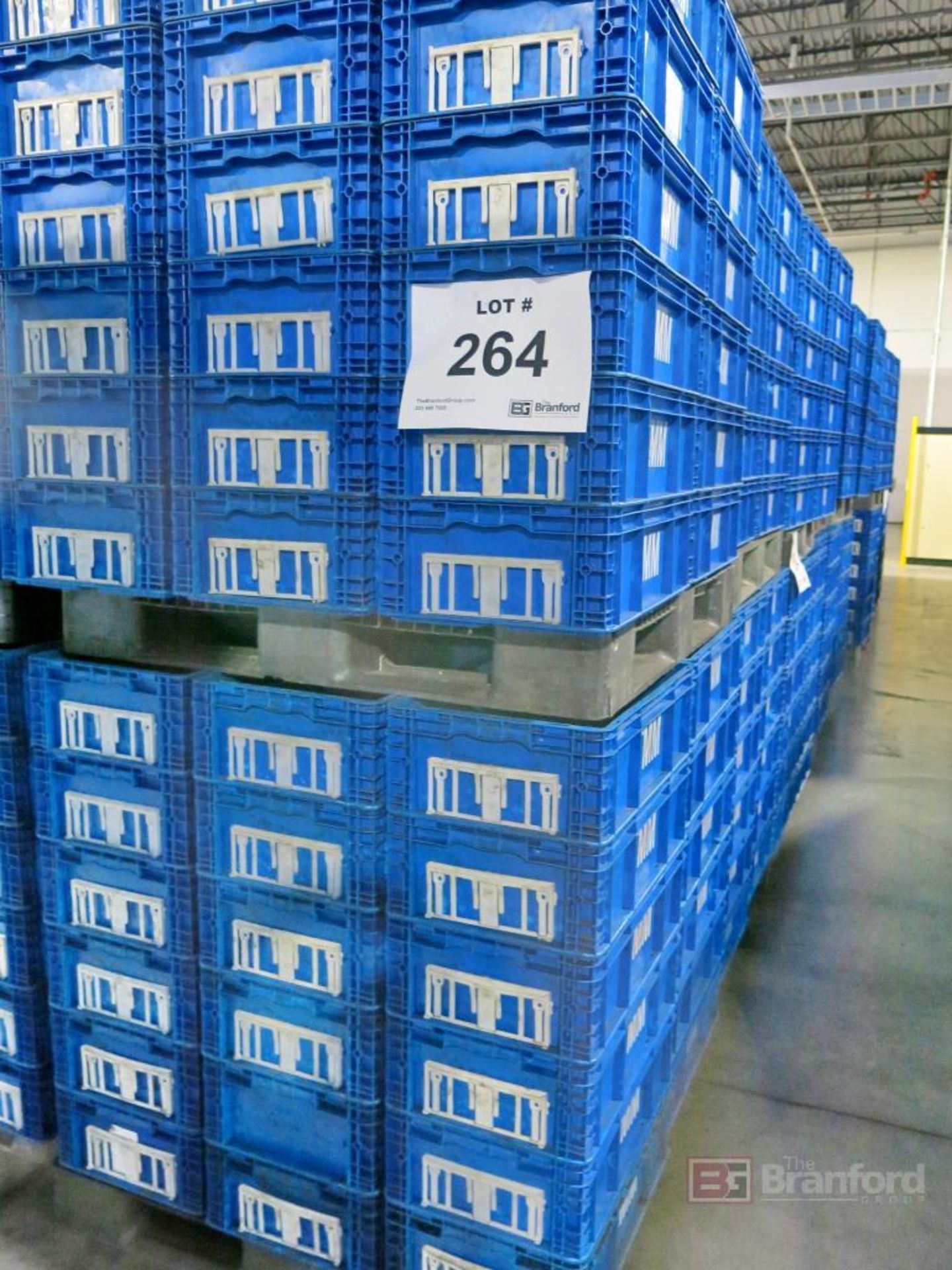 Lot of (360) Plastic Totes on (10) Pallets