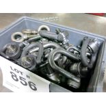 Large Lot of Eye Bolts and D Rings