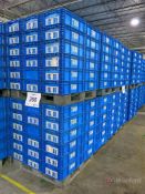 Lot of (288) Plastic Totes on (10) Pallets
