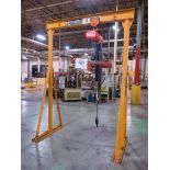 HS Handling system, 2-ton Freestanding A-Frame Gantry crane