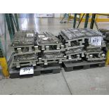 (2) Pallet Lots of Collapsible Stackable Steel Totes