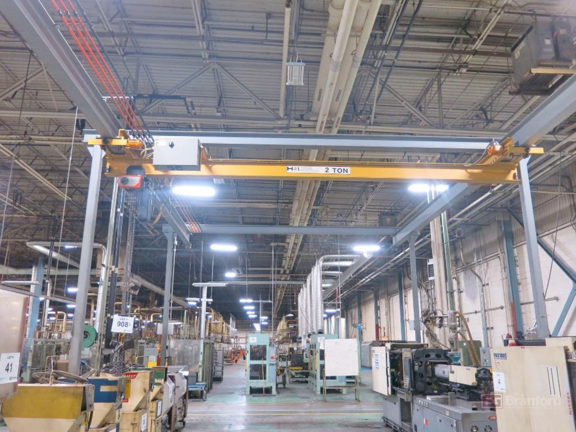 HS handling system, 2-Ton, freestanding bridge crane, Kronecranes Hoist