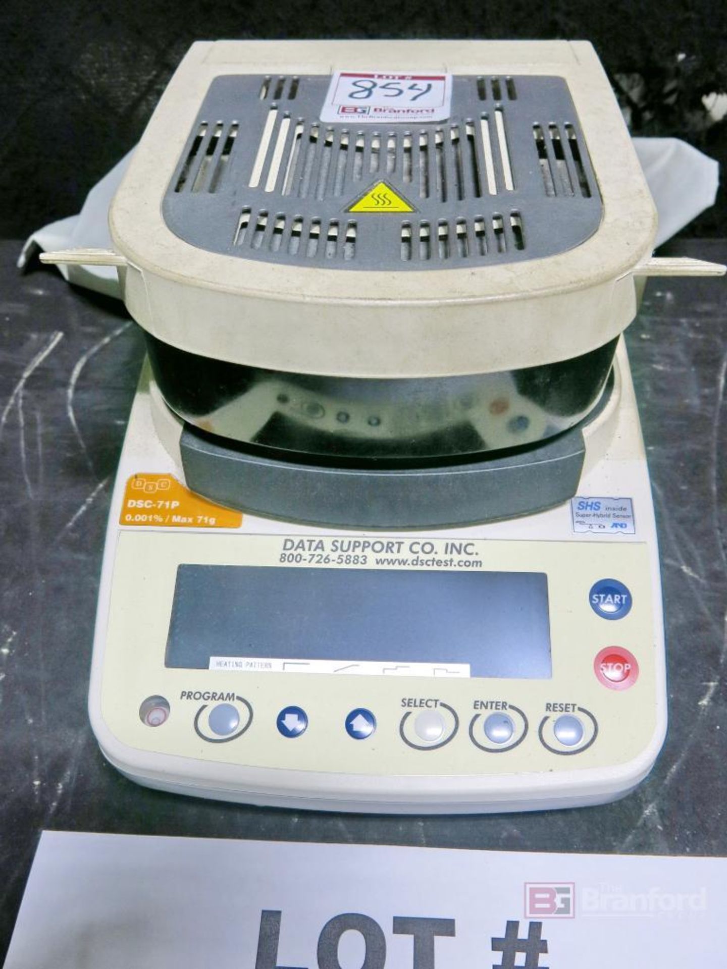 Data Support Co. Model DSC-71P Moisture Analyzer