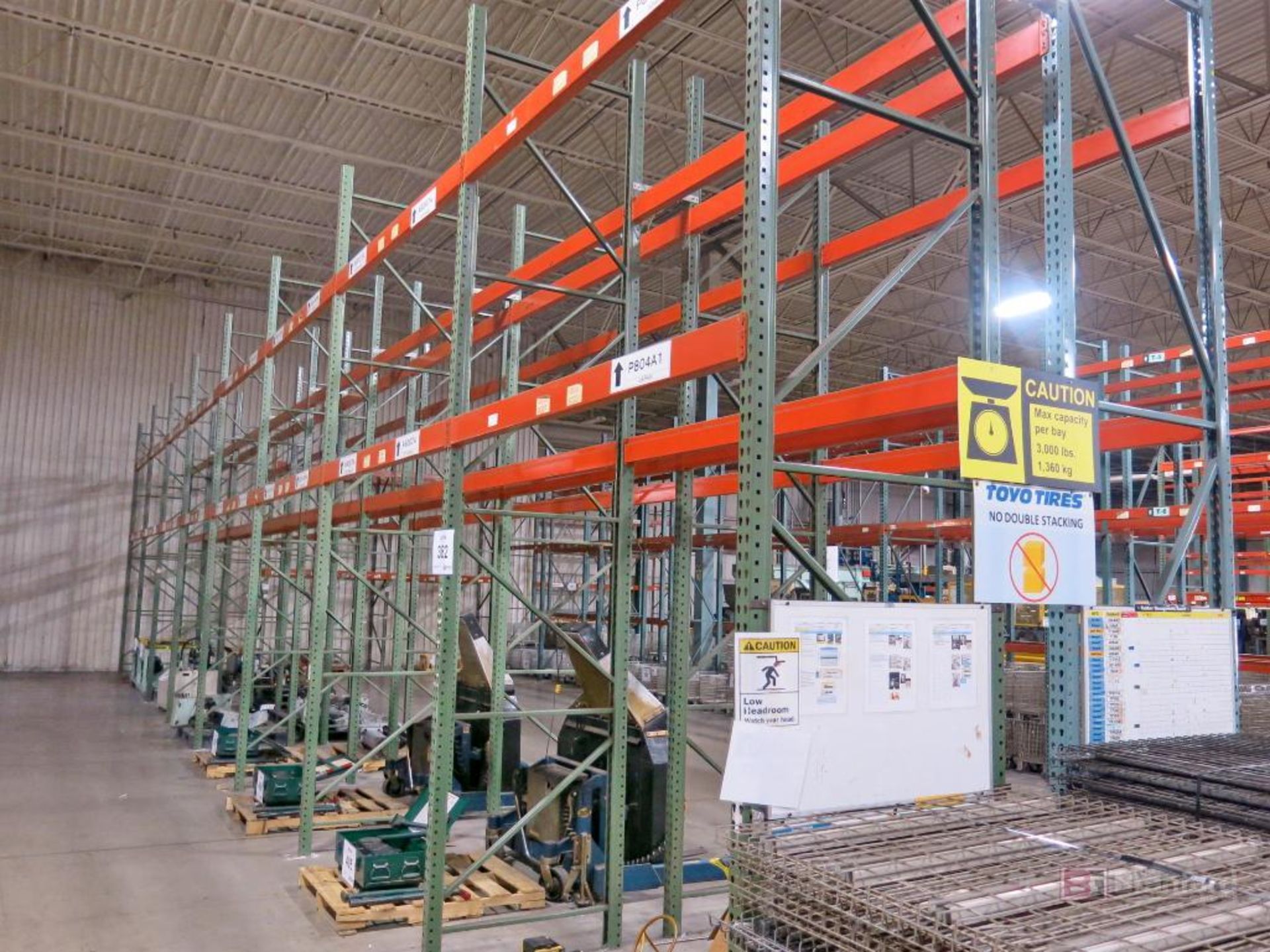 (16) Sections of Tear Drop Style Pallet Racking - Image 3 of 3