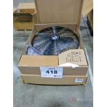 Lot of (2) Air King High Velocity Wall Mount Approx. 36" Fans