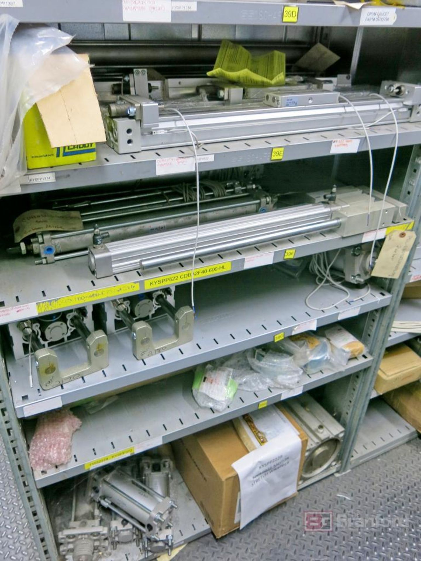 (4) Sections of Schafer Racking w/ Contents - Image 3 of 9