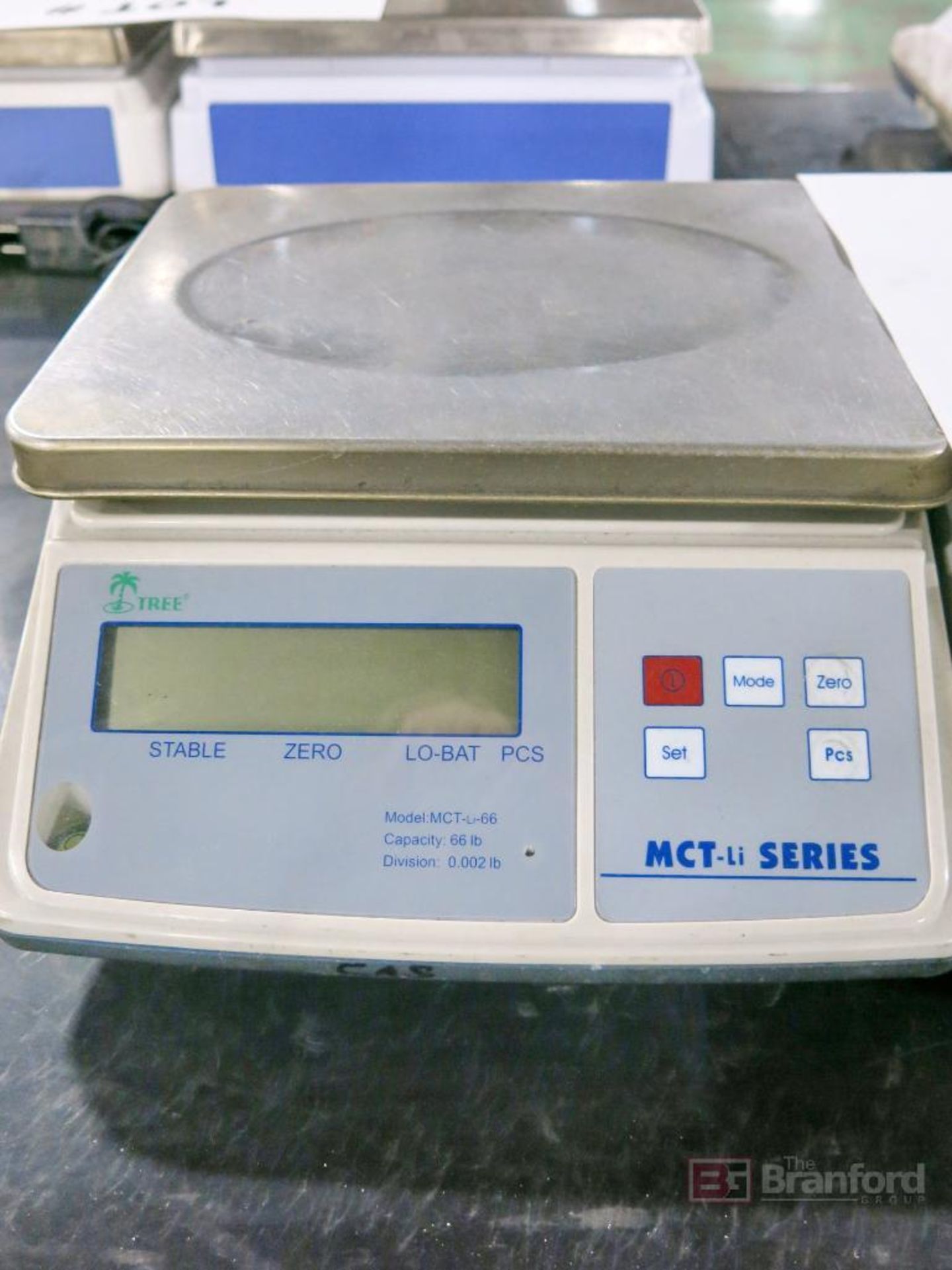 Lot of (3) Tree MCT-LI Series Model MCTLI66, 66 Lb Cap. Digital Scales - Image 2 of 4