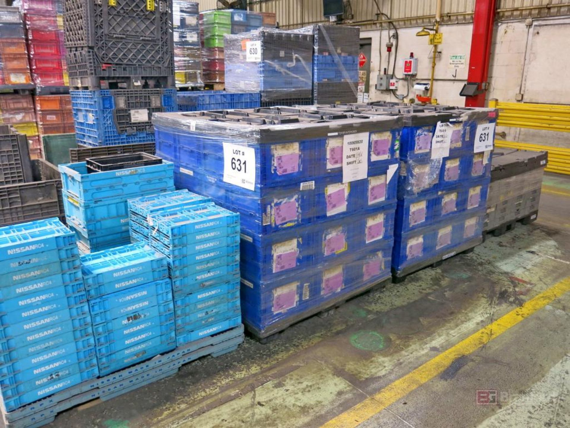 (4) Pallets of Collapsible Totes - Image 2 of 2