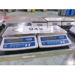 Lot of (2) Uline Model H1651 60 Lb Cap. Digital Scales