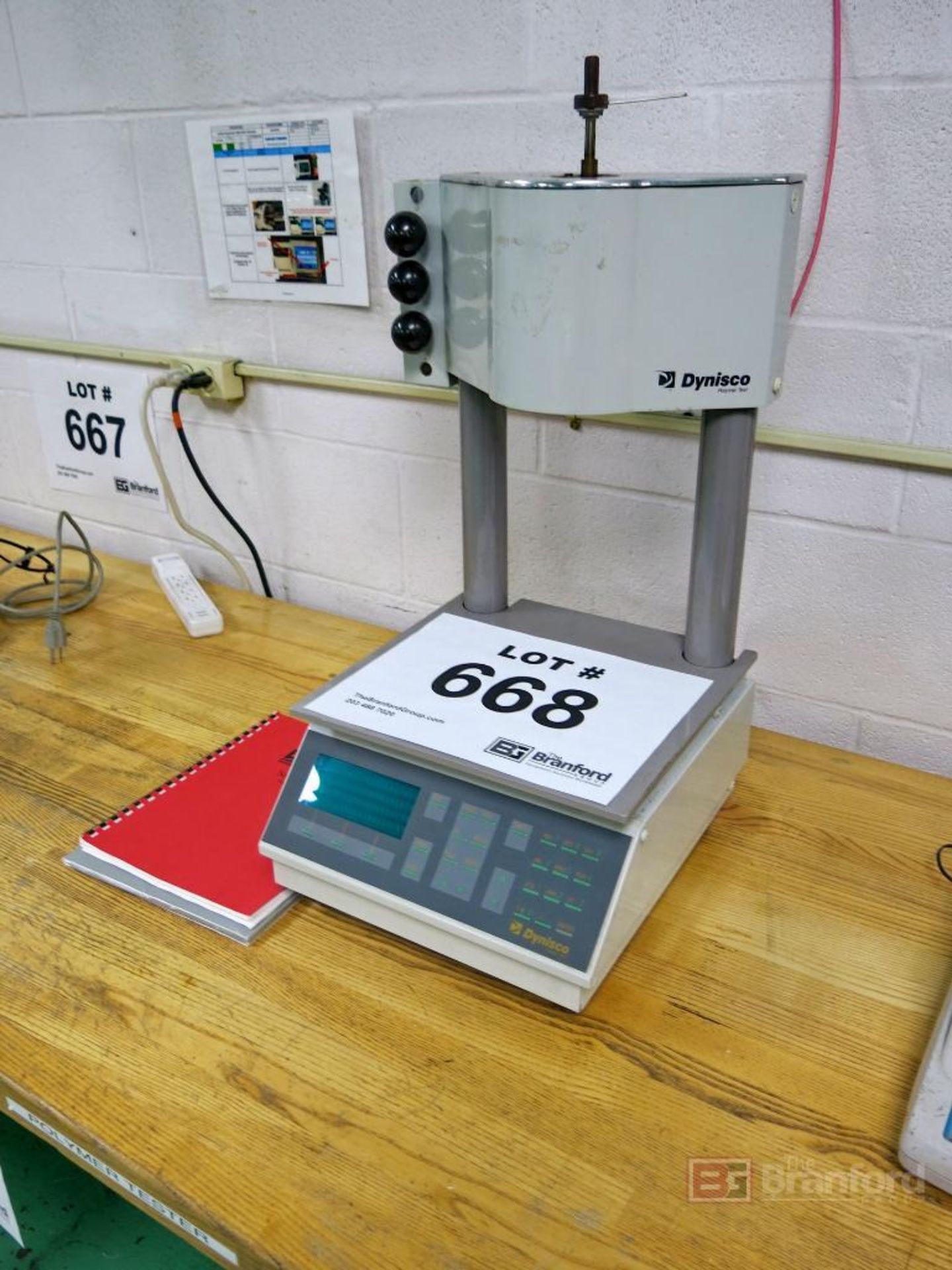 Dynisco Series 4000 Kayeness Colimer Test System Melt Indexer