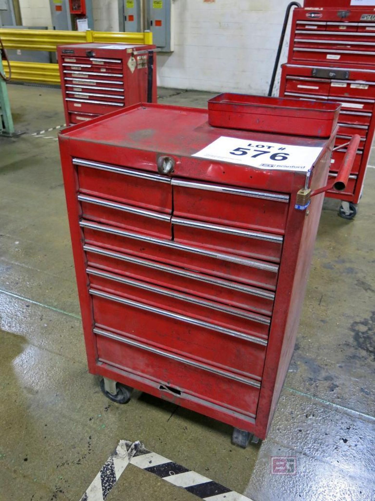 9-Drawer Roll About Mechanics Tool Box w/ Contents