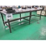 Approx. 12' Long Heavy Duty Steel Layout Table