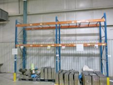 (7) Sections of Tear Drop Style Pallet Racking