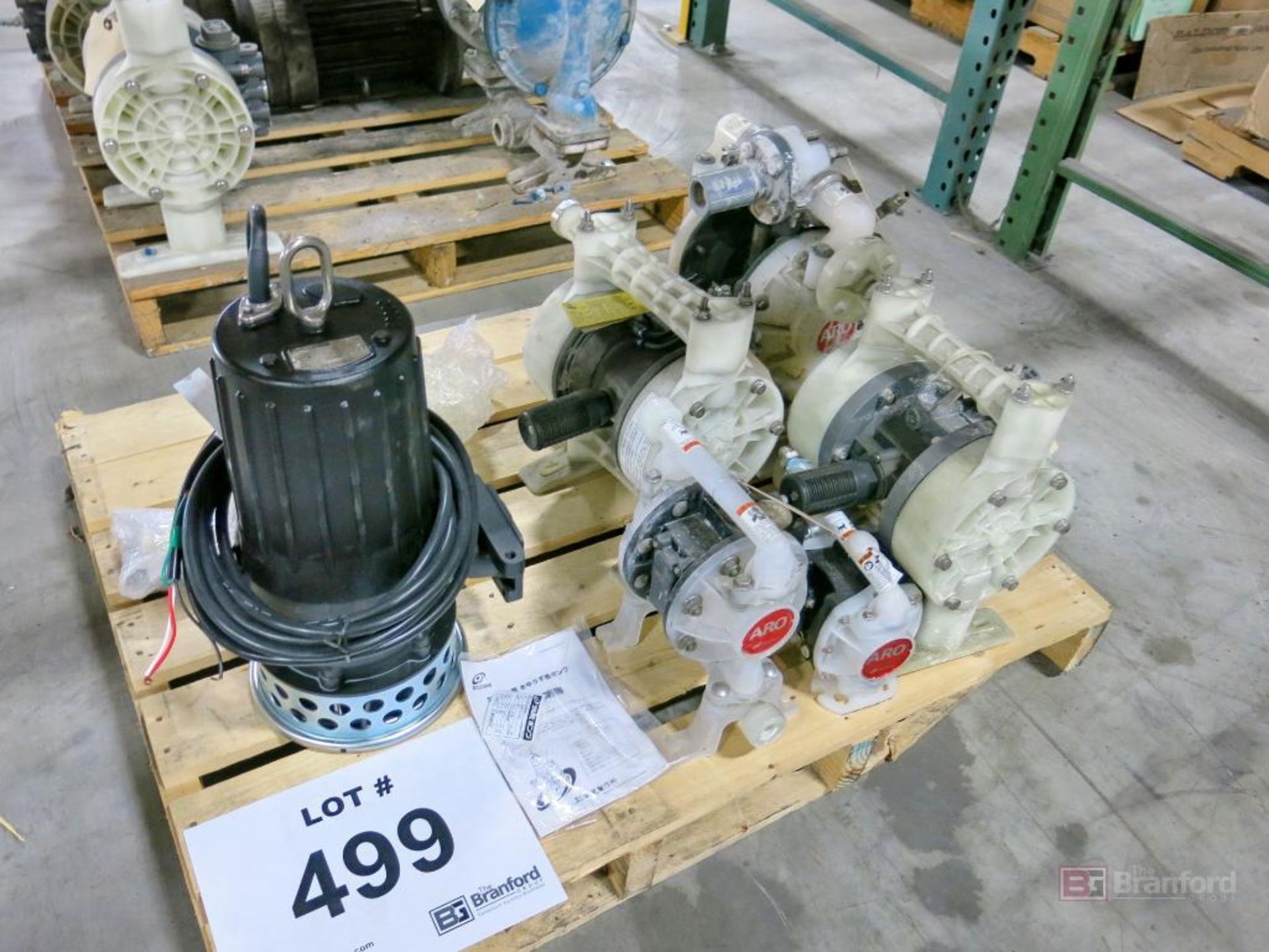 Lot of Diaphragm Pumps, (1) Sump Pump