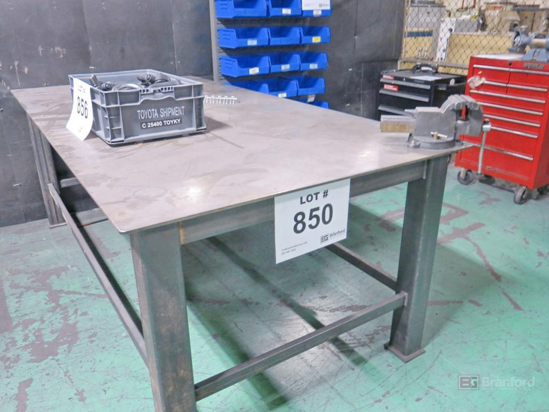 96" x 48" Heavy Duty Steel Layout Table - Image 2 of 4