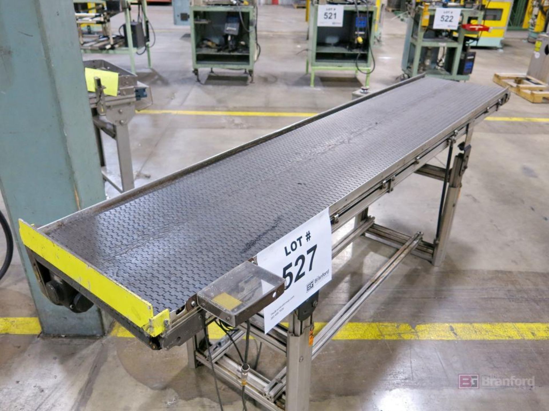 17.5" x 92" Plastic Belt Conveyor - Image 2 of 2