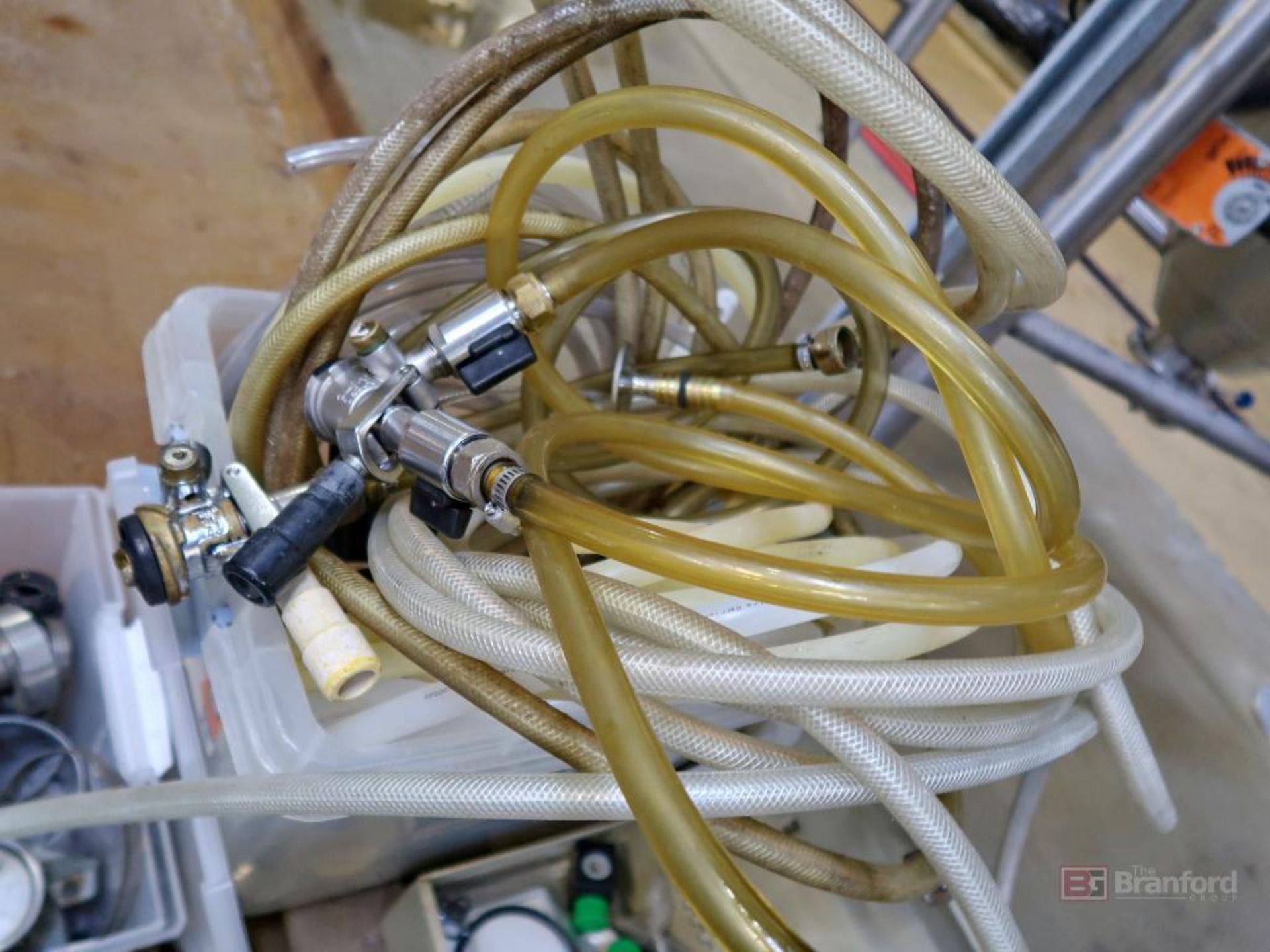 Assorted S/S Valves, Clamps, Elbows, Gages, Hoses, Meters, And Wires - Image 10 of 10
