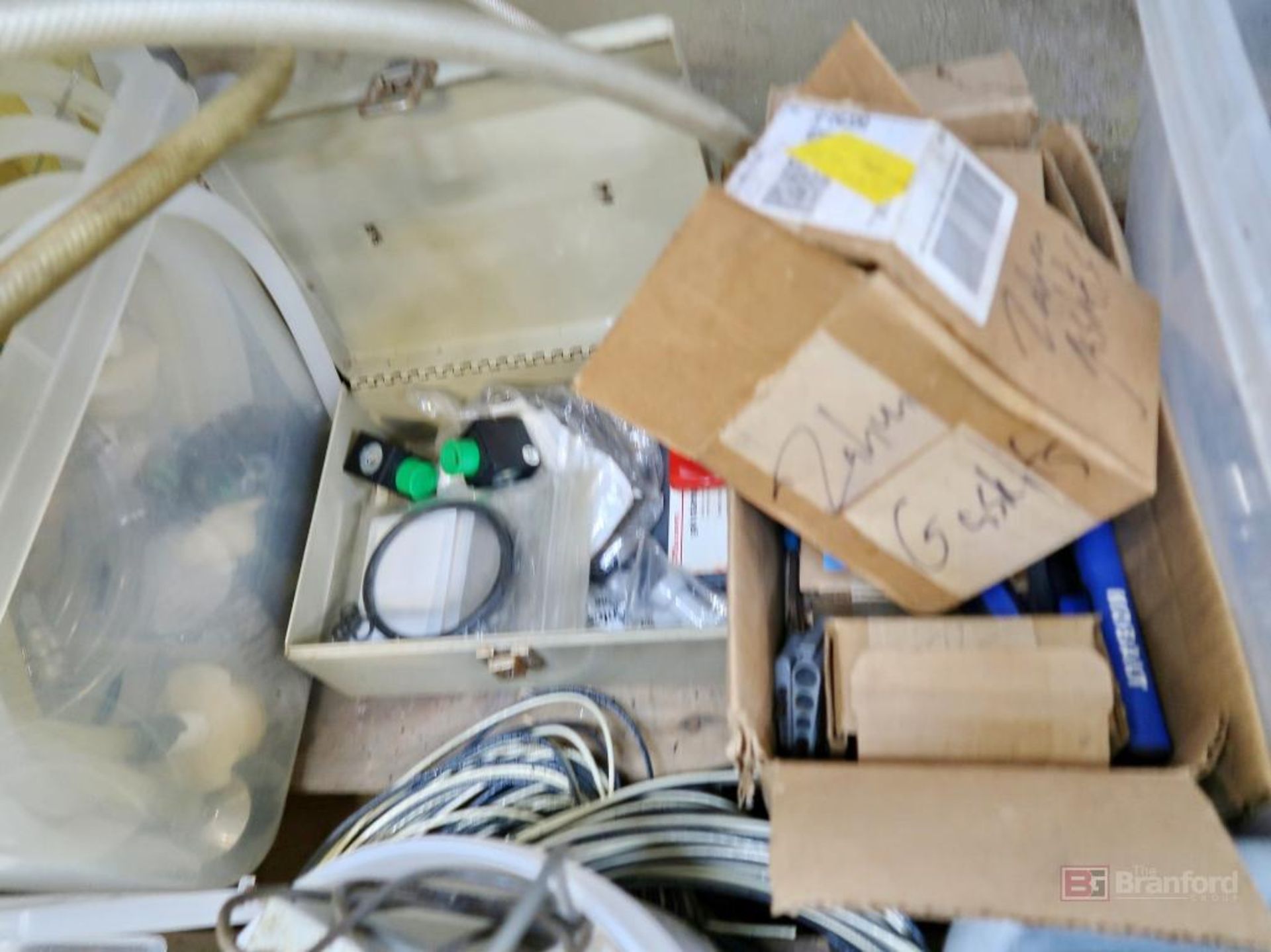Assorted S/S Valves, Clamps, Elbows, Gages, Hoses, Meters, And Wires - Image 9 of 10