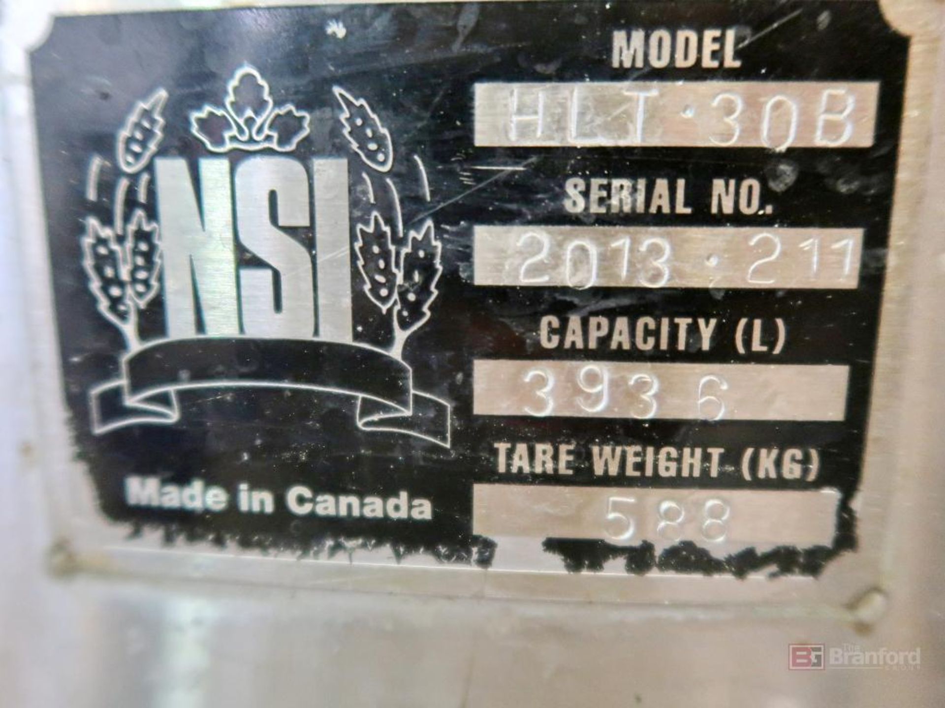 NSI 30 BBL S/S Hot Liquor Tank - Image 5 of 5