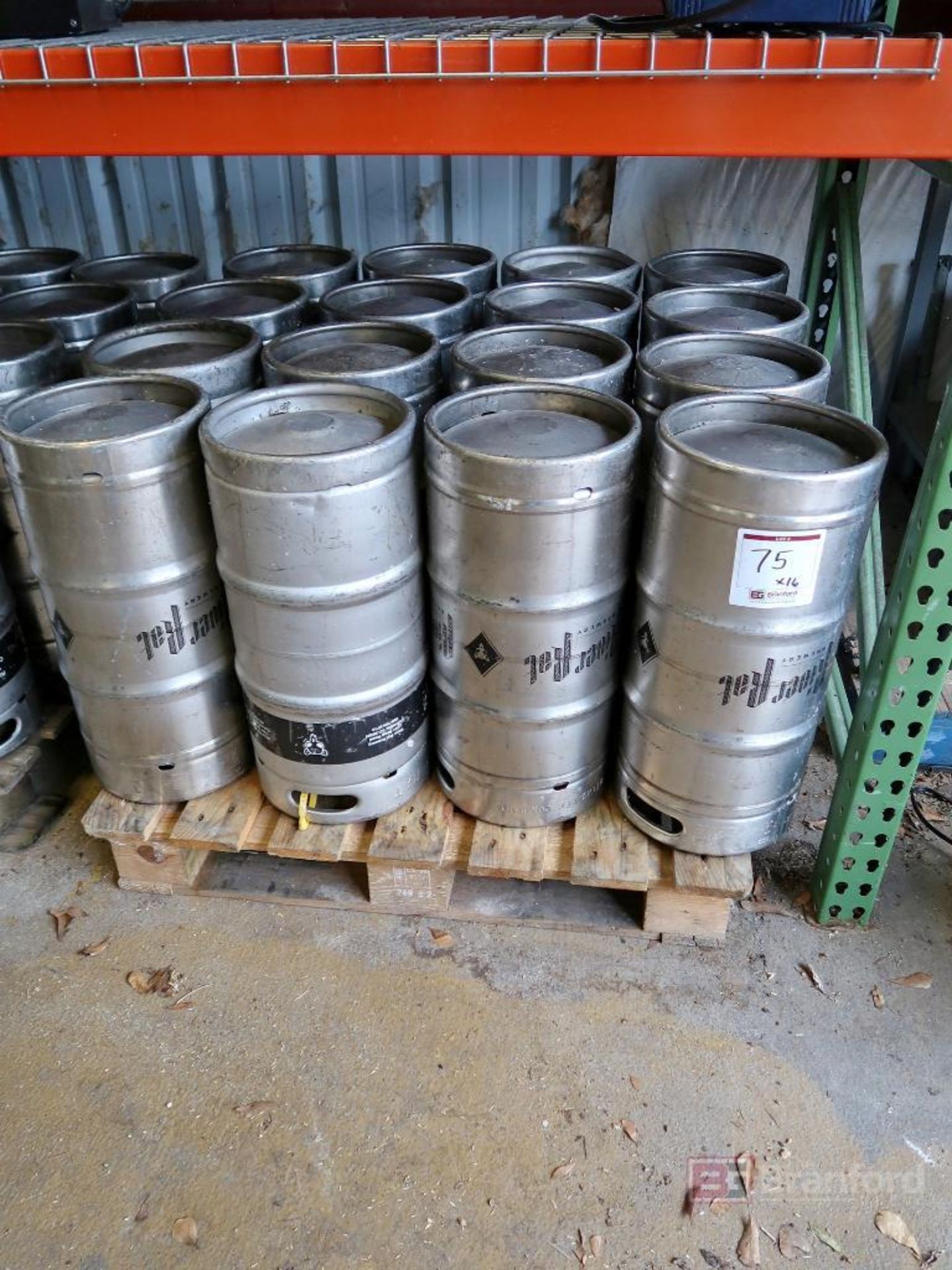 (16) 1/4 Barrels 7.75-Gallon