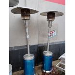 (2) Propane Patio Heaters