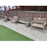 (3) Outdoor Benches