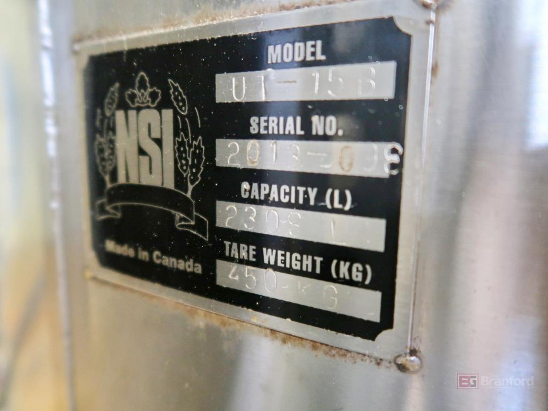 NSI 15 BBL S/S Fermenter Tank - Image 4 of 4