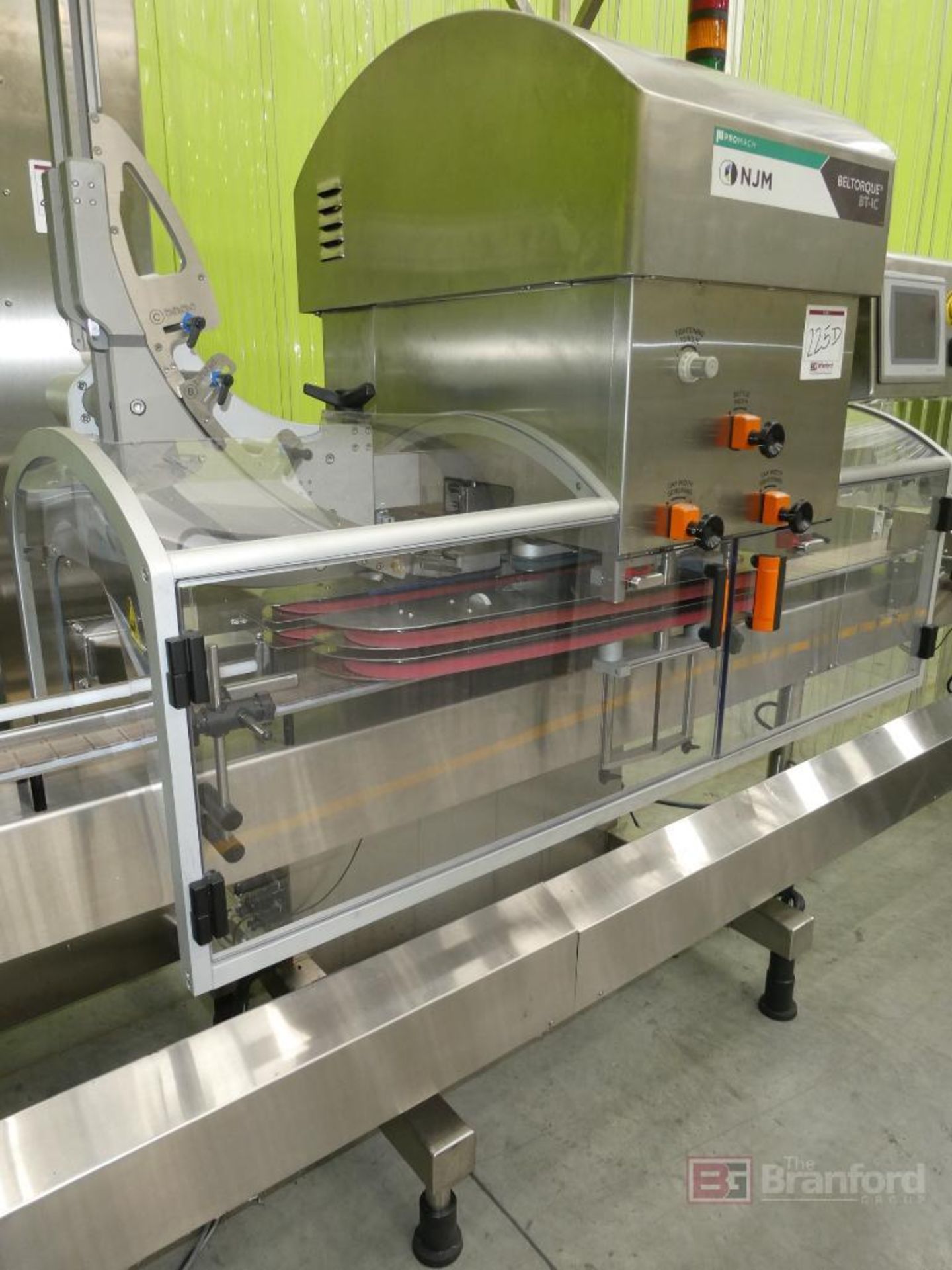2021 NJM Packaging Model Beltorque BTIC, Stainless Steel Inline Capping Machine - Image 2 of 7
