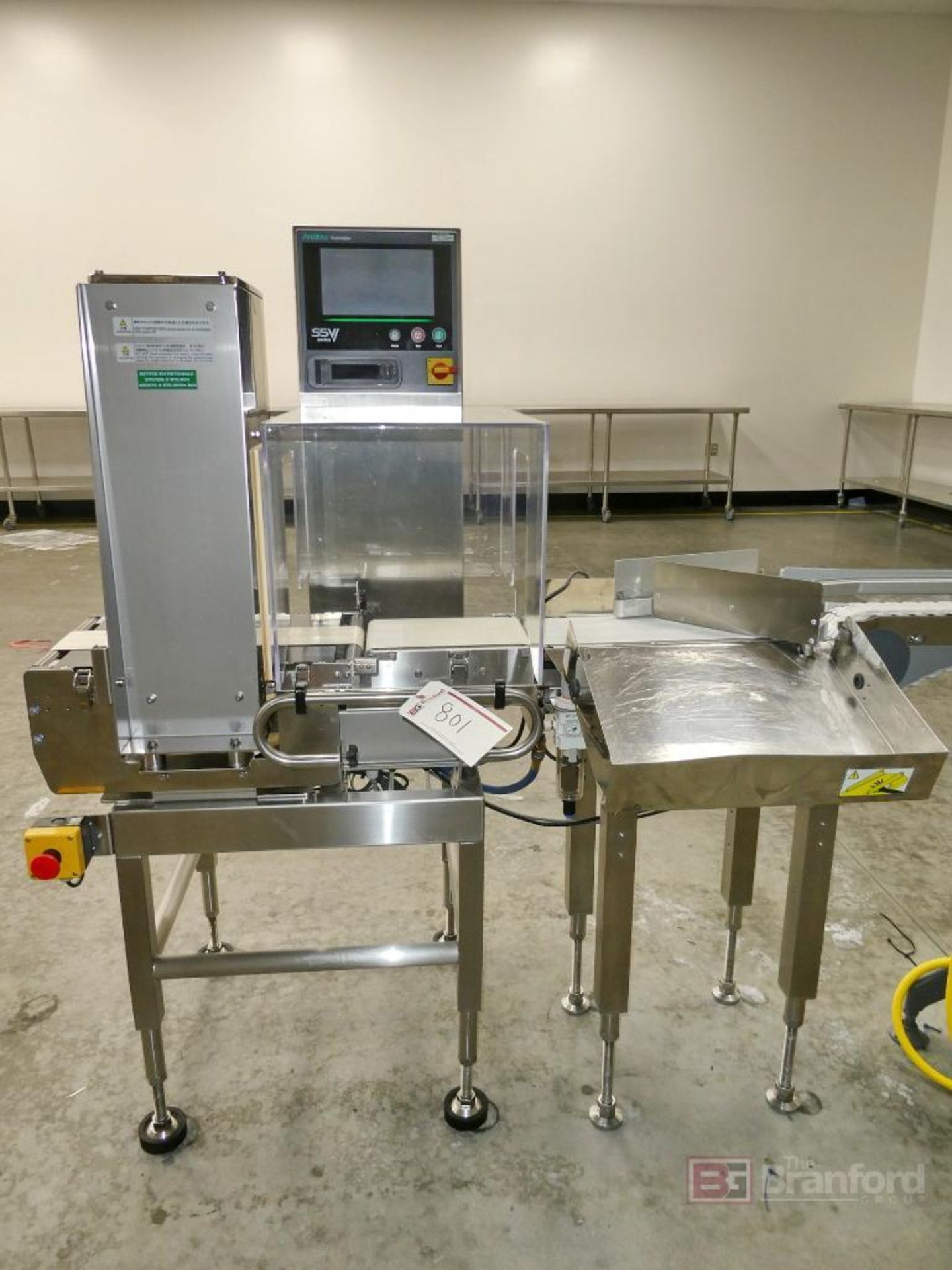 Anritsu Model KWS6205BP4K, Checkweigher/Metal Detector and Rejector